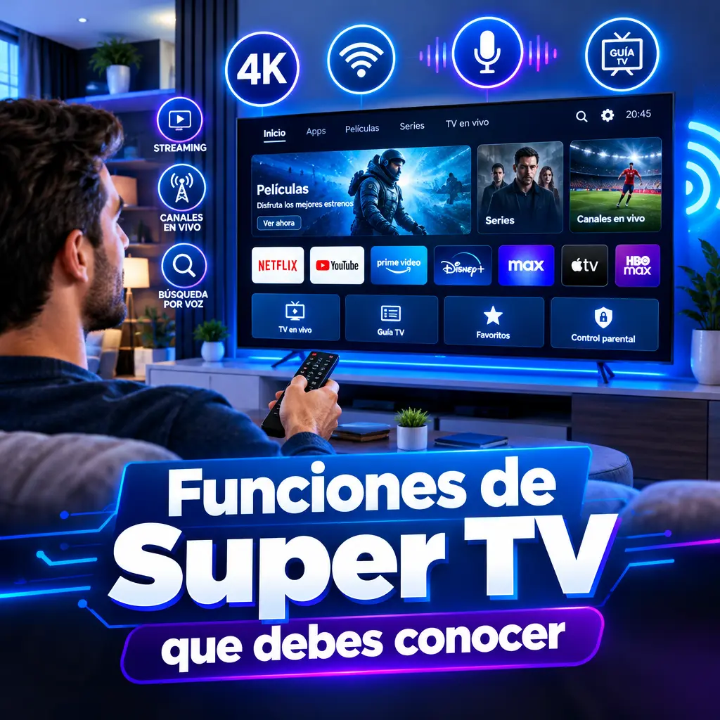 Principales funciones de Super TV que debes conocer