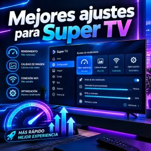 Mejores ajustes para el rendimiento de Super TV